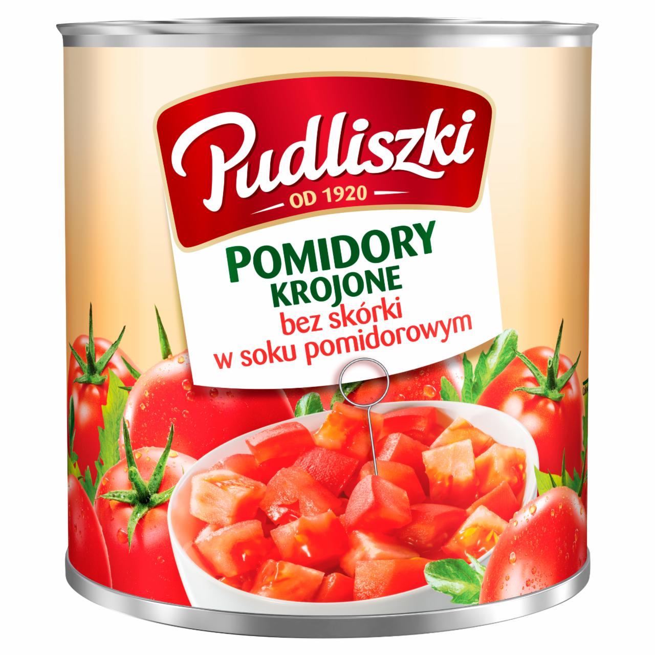 Zdjęcia - Pudliszki Pomidory krojone bez skórki w soku pomidorowym 2,52 kg