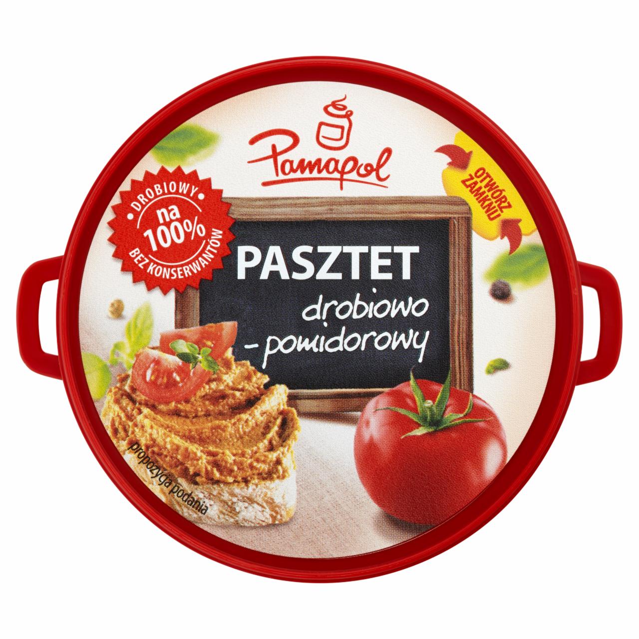 Zdjęcia - Pamapol Pasztet drobiowo-pomidorowy 90 g