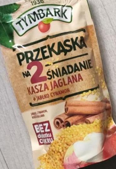 Zdjęcia - Przekąska na 2 śniadanie kasza jaglana + jabłko cynamon Tymbark