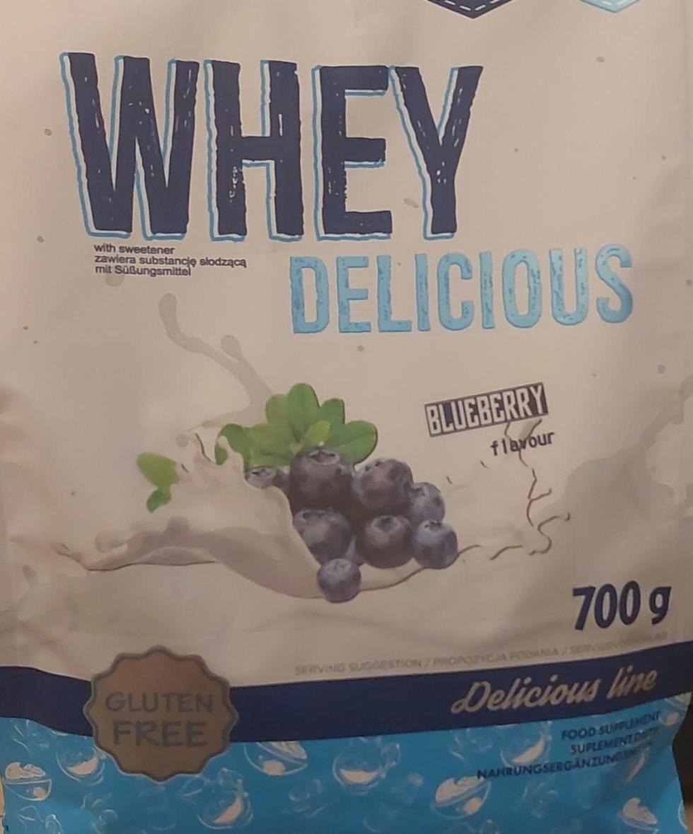 Zdjęcia - Whey Delicious Protein Blueberry AllNutrition