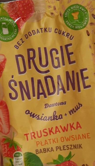 Zdjęcia - drugie śniadanie owsianka+mus dawtona