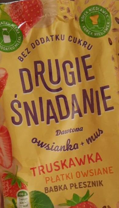 Zdjęcia - drugie śniadanie owsianka+mus dawtona