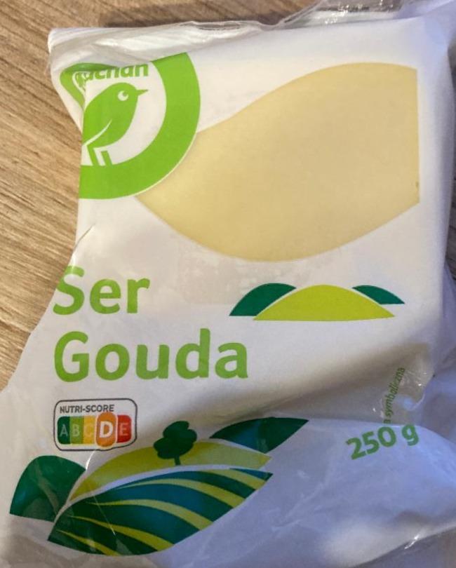 Zdjęcia - Ser gouda podpuszczkowy dojrzewający auchan