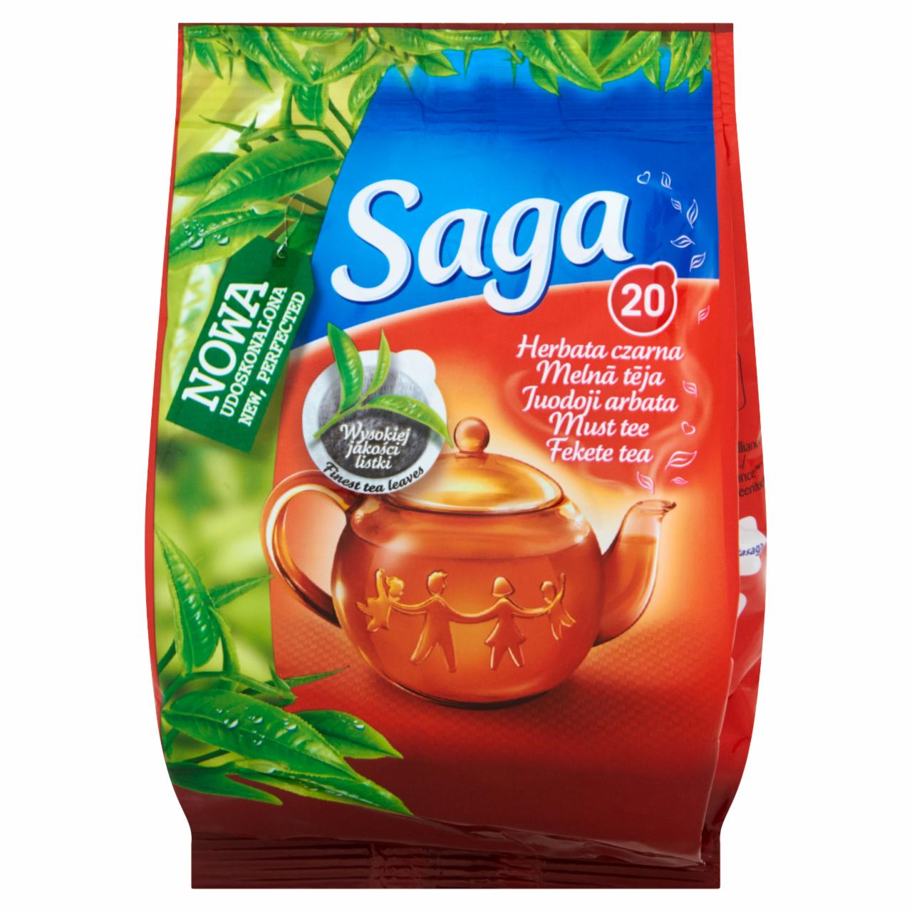 Zdjęcia - Saga Herbata czarna 24 g (20 torebek)