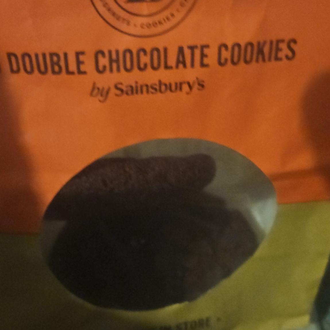 Zdjęcia - Ciastka double chocolate Sainsbury's