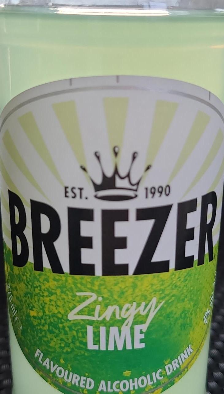 Zdjęcia - Zingy lime flavoured alcoholic drink Breezer