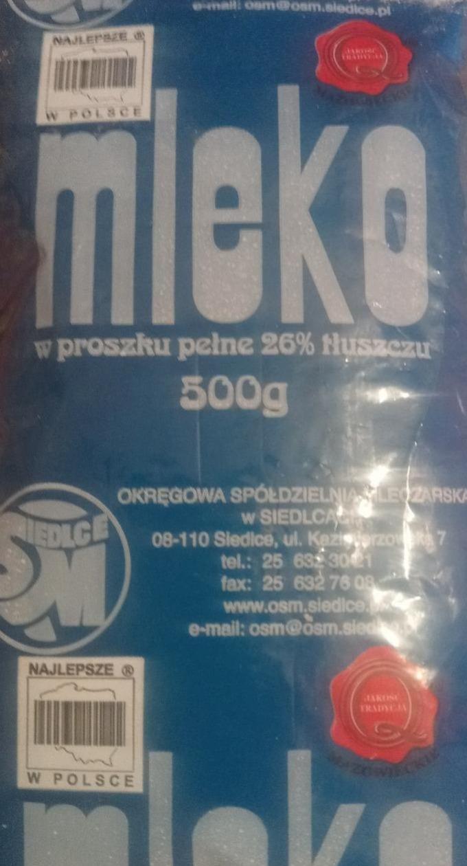 Zdjęcia - mleko w proszku 26% tłuszczu Spółdzielnia mleczarska w Siedlcach