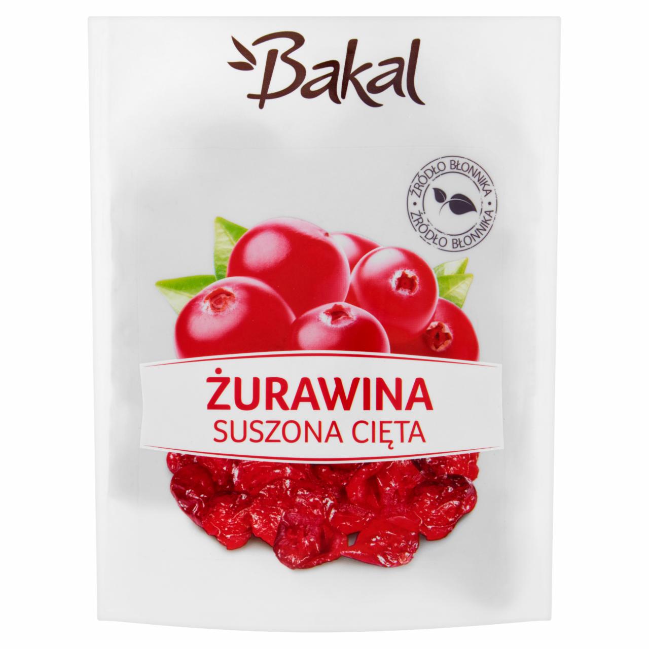 Zdjęcia - Bakal Żurawina suszona cięta 100 g