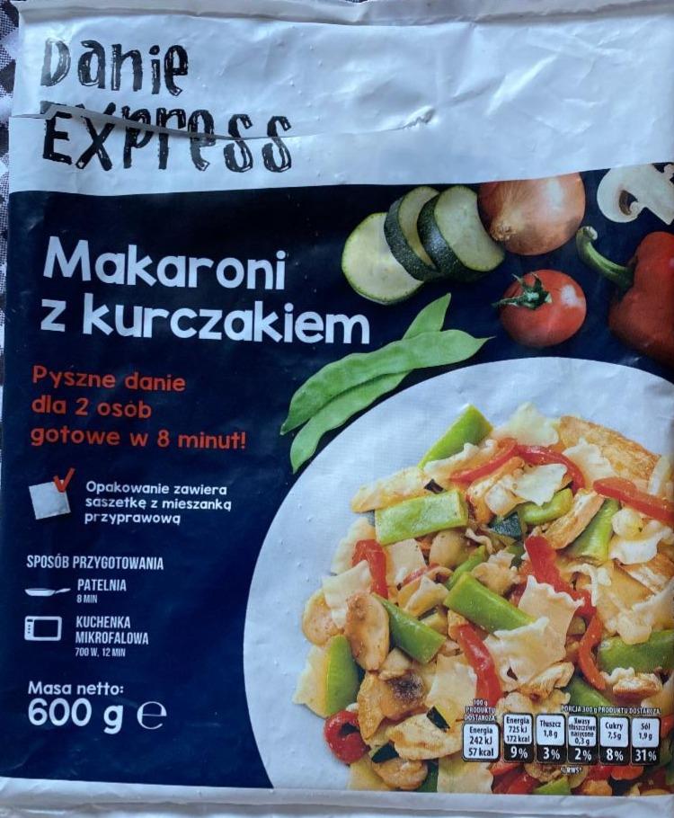 Zdjęcia - Makaroni z kurczakiem Danie Express