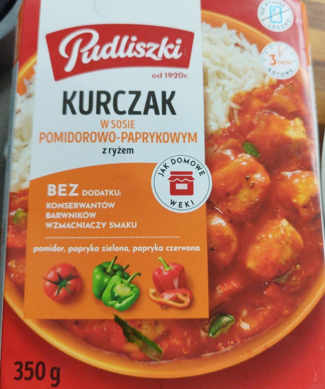 Zdjęcia - Pudliszki Kurczak w sosie pomidorowo-paprykowym z ryżem 350 g