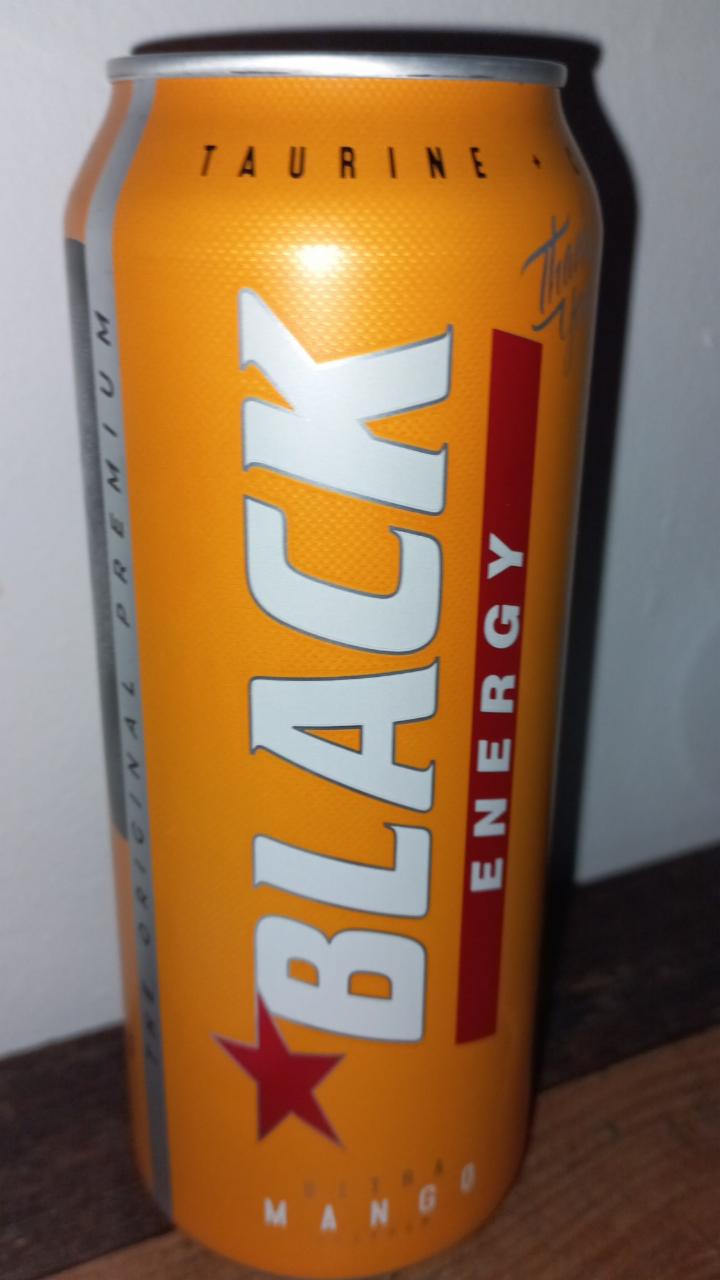 Zdjęcia - Black Energy Ultra Mango Gazowany napój energetyzujący 500 ml
