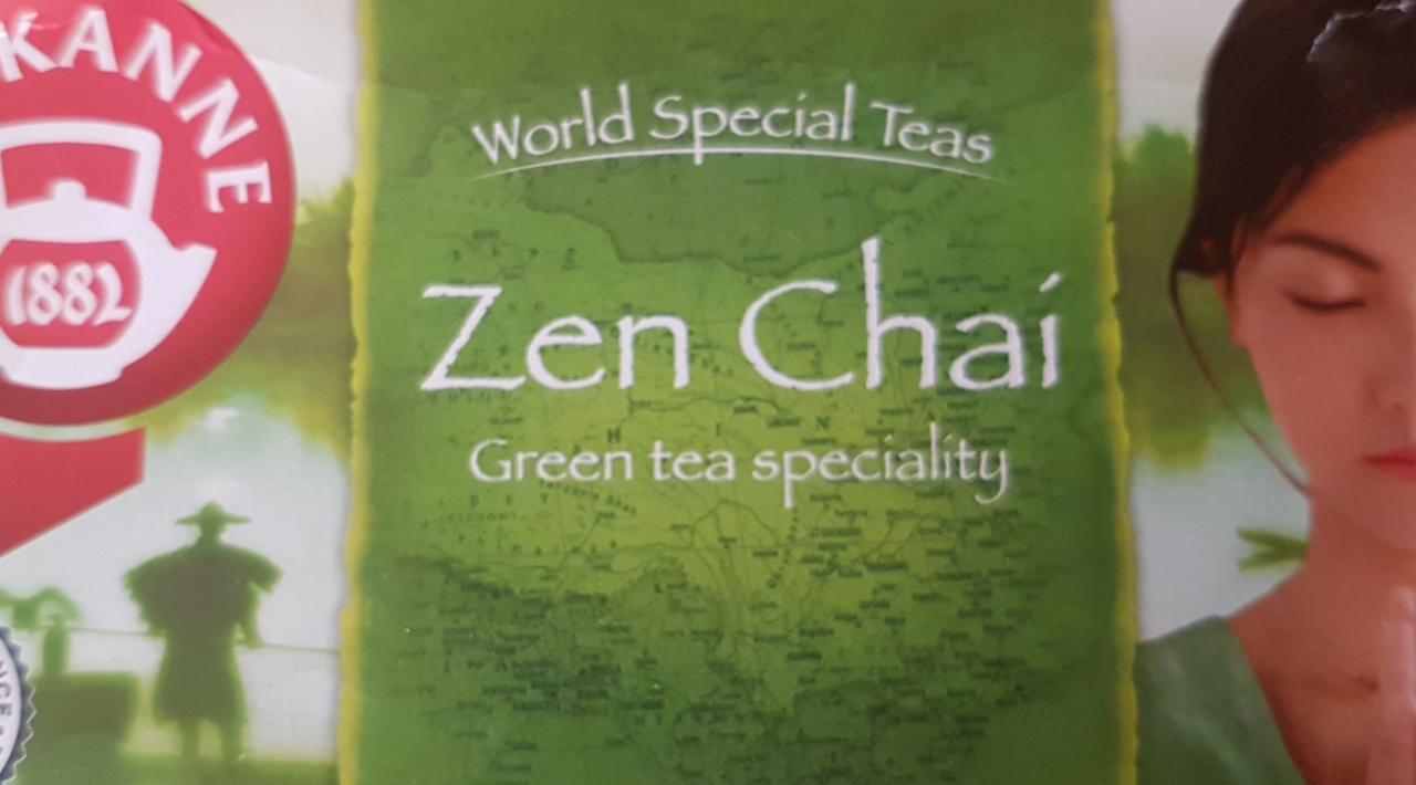Zdjęcia - Zen Chai aromatyzowana herbata zielona o smaku cytryny i mango