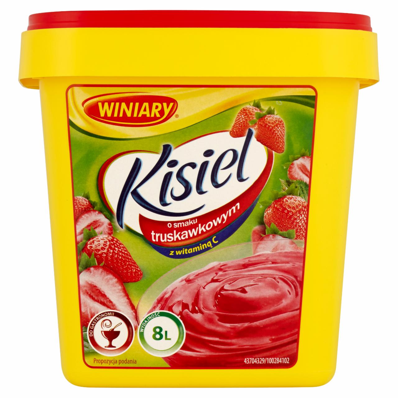 Zdjęcia - Winiary Kisiel o smaku truskawkowym z witaminą C 1,3 kg