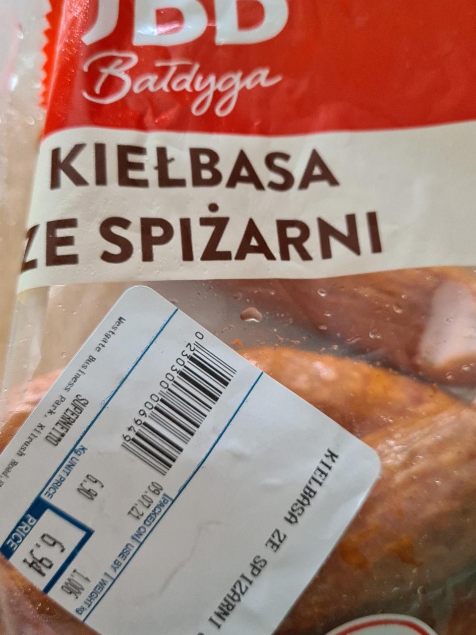 Zdjęcia - Kiełbasa ze spiżarni JBB Bałdyga