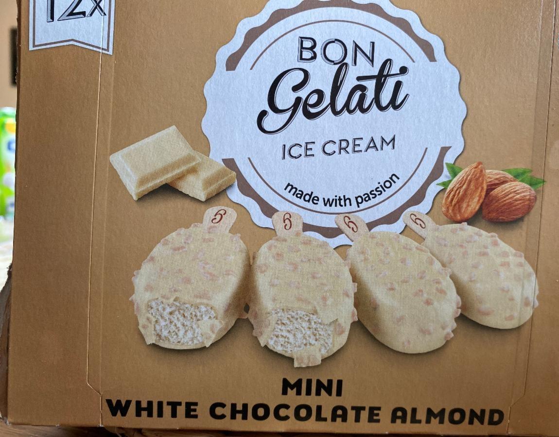 Zdjęcia - Ice Cream Mini white chocolate almond Bon Gelati