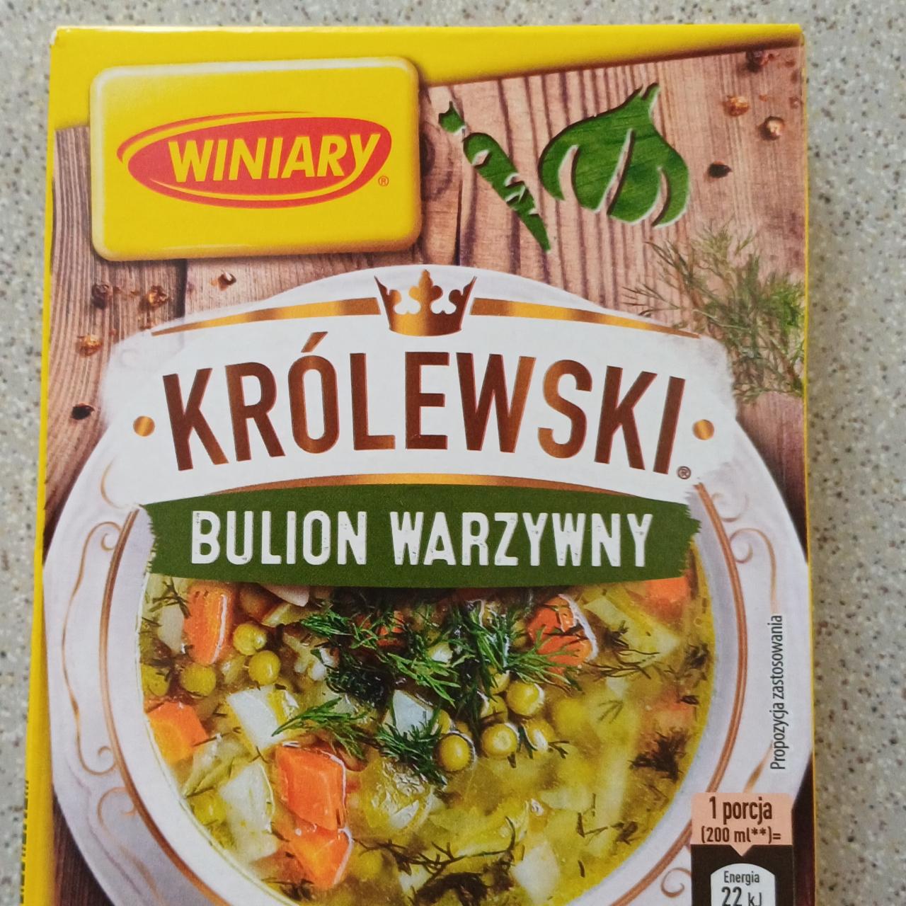 Zdjęcia - Winiary Królewski Bulion warzywny 135 g (15 sztuk)
