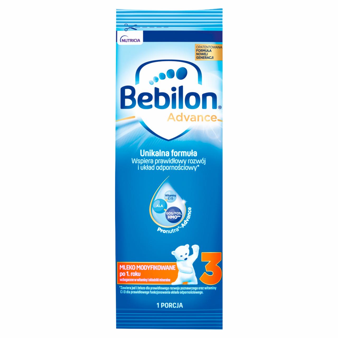 Zdjęcia - Bebilon 3 Pronutra-Advance Mleko modyfikowane po 1. roku życia 30,6 g