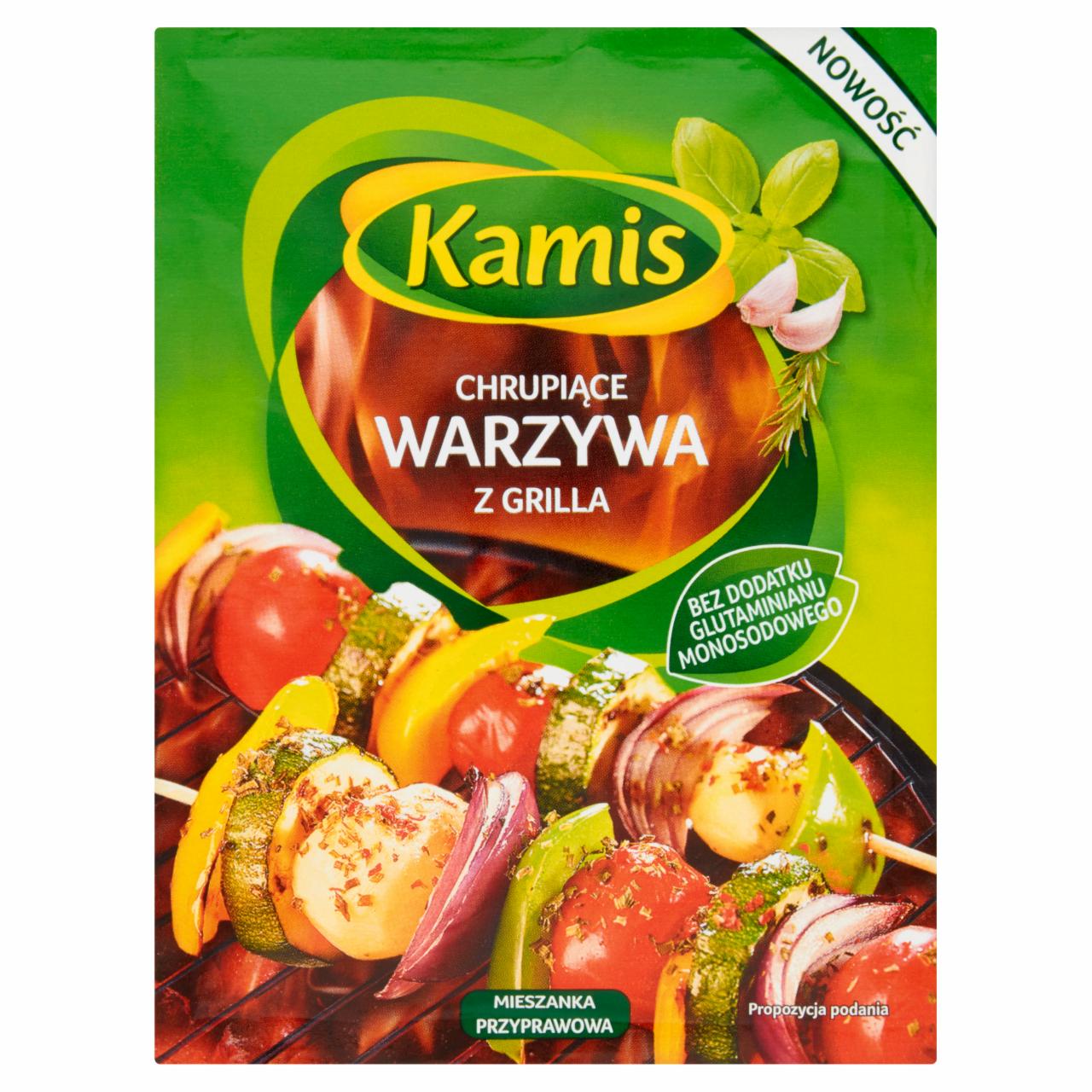 Zdjęcia - Kamis Chrupiące warzywa z grilla Mieszanka przyprawowa 20 g