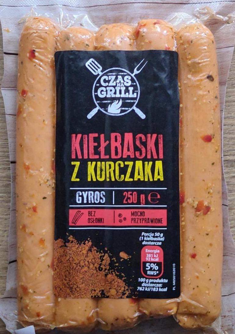 Zdjęcia - Kiełbaski z kurczaka gyros Czas na Grill