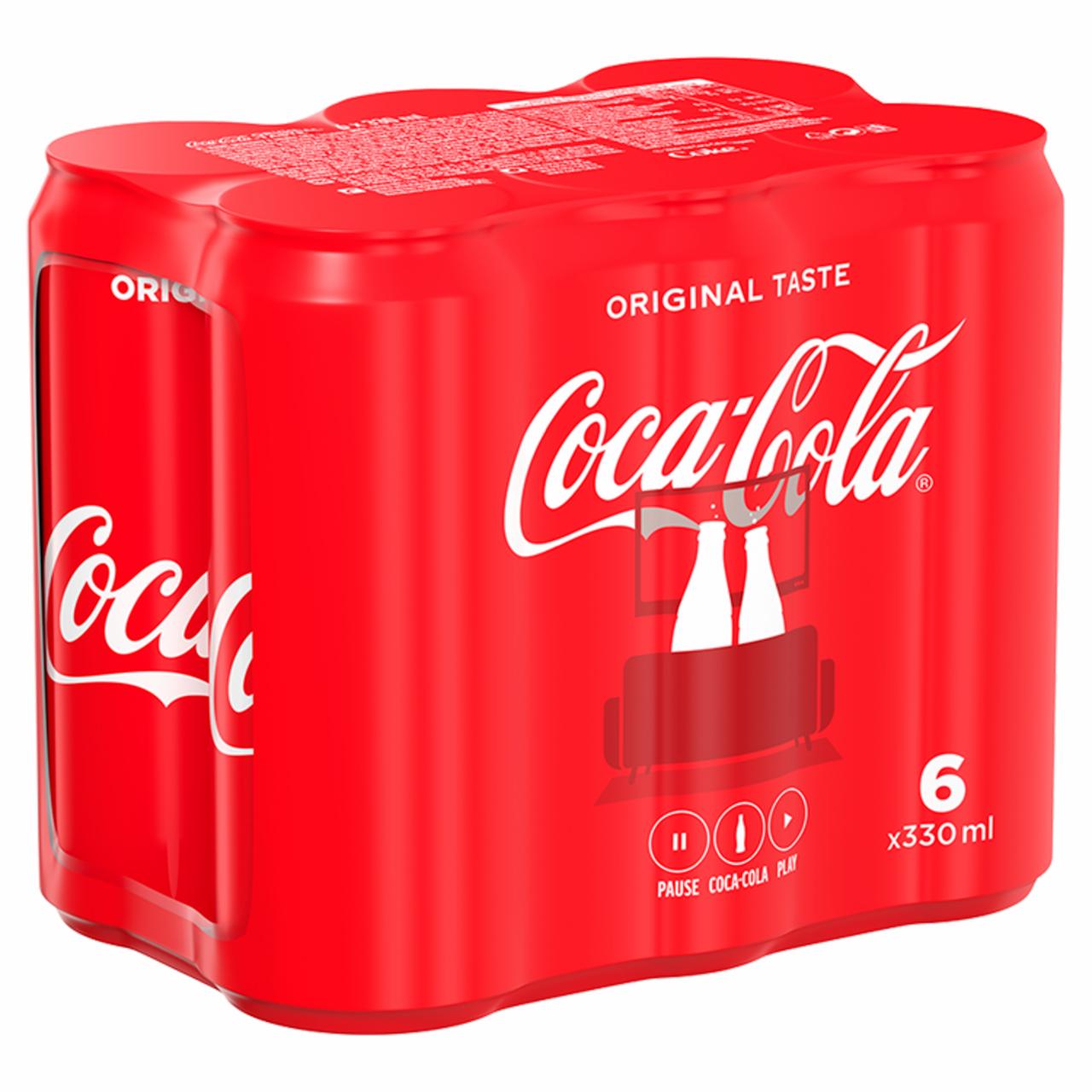 Zdjęcia - Coca-Cola Napój gazowany 6 x 330 ml
