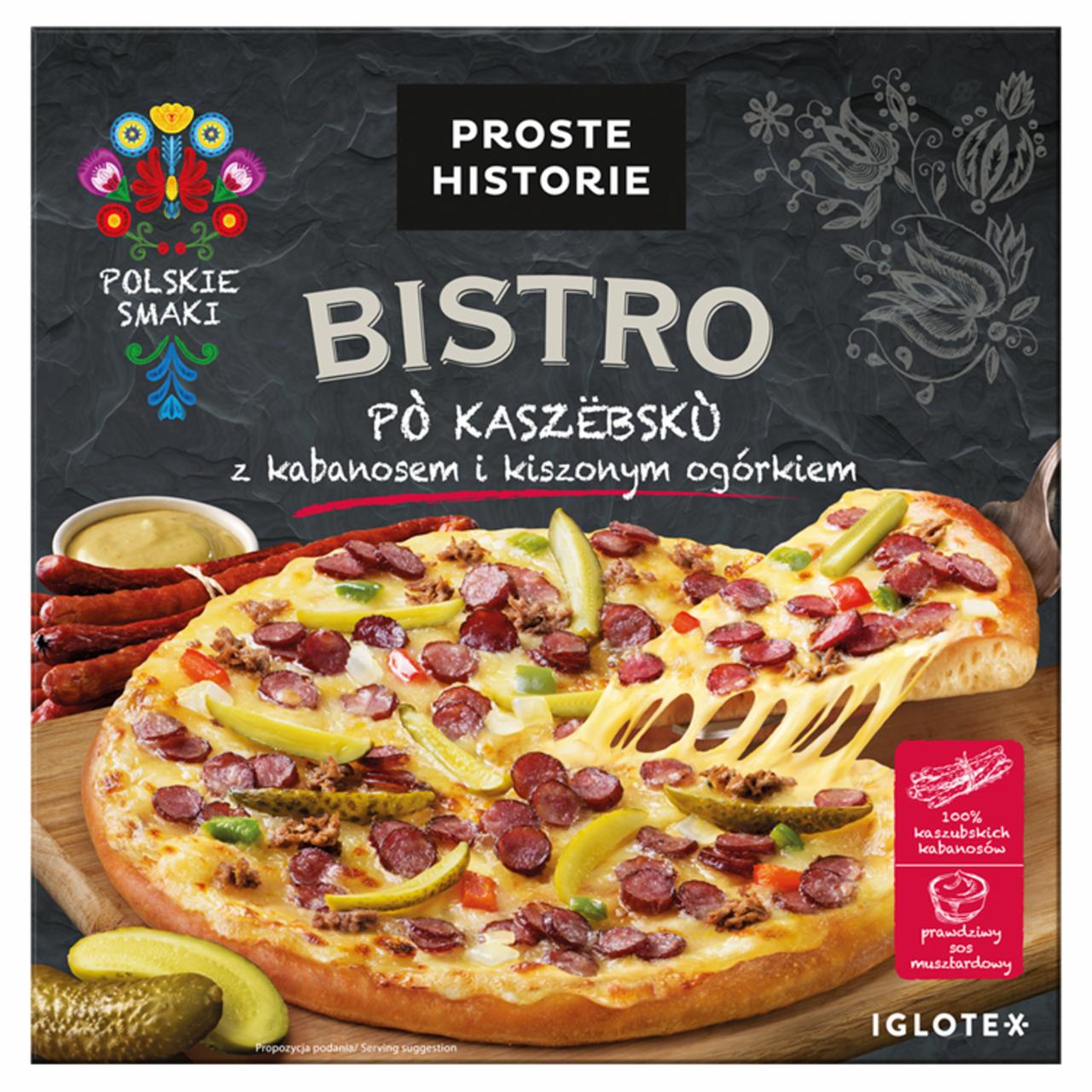 Zdjęcia - Bistro Pizza po kaszebsku z kabanosem i kiszonym ogórkiem Proste Historie