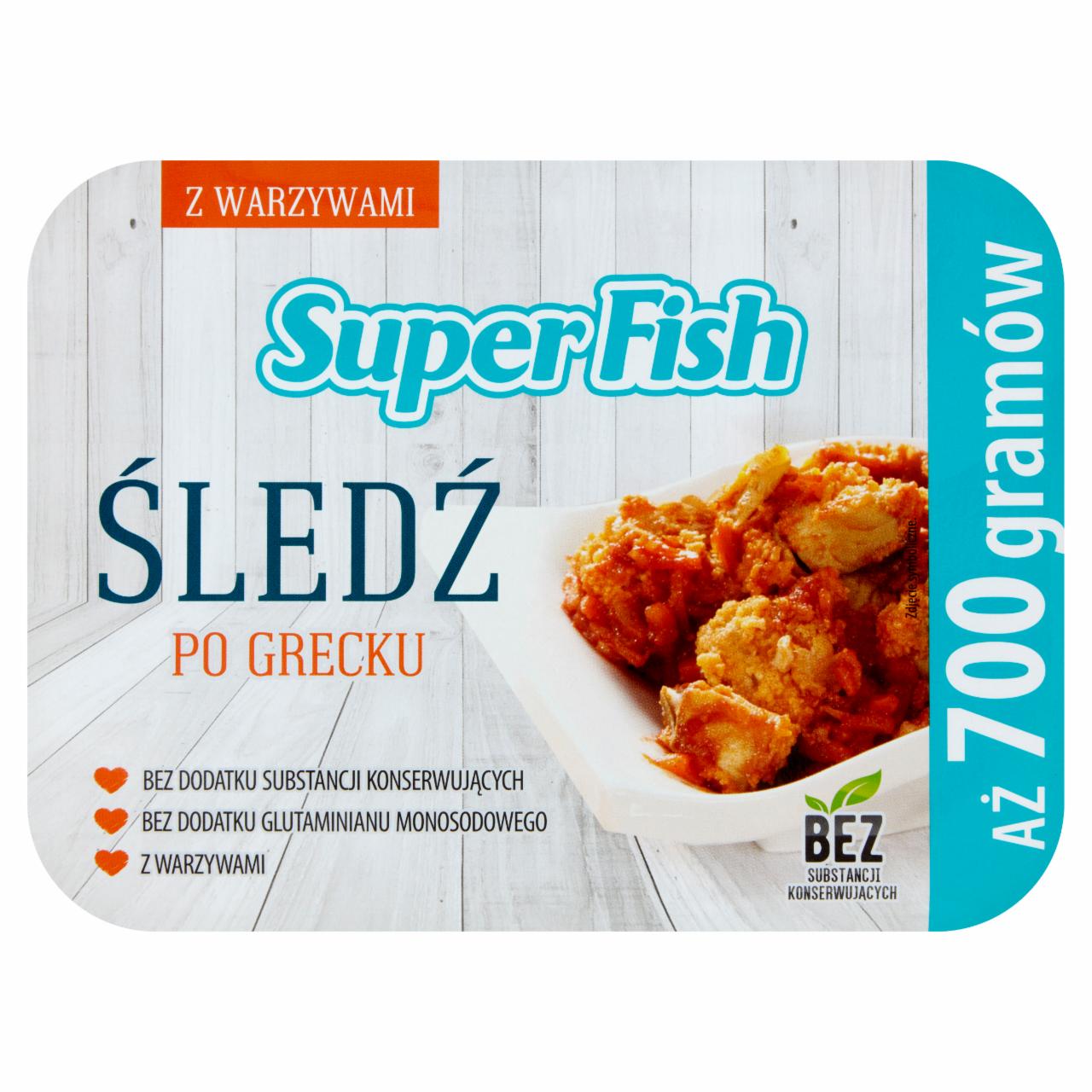 Zdjęcia - SuperFish Śledź po grecku 700 g