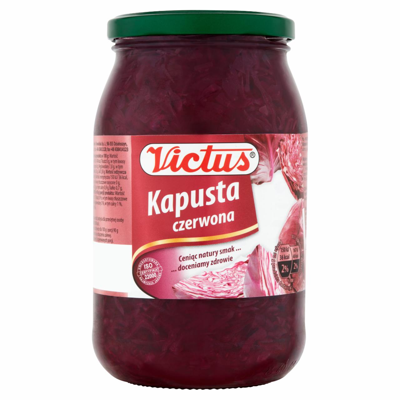 Zdjęcia - Victus Kapusta czerwona 800 g