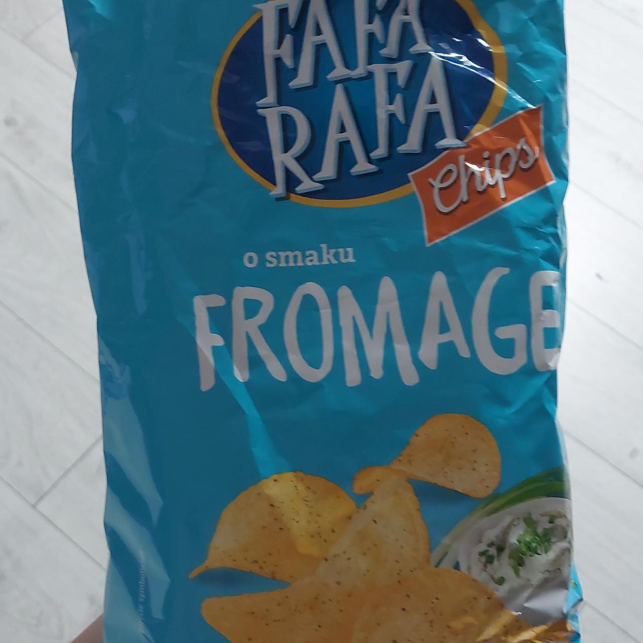Zdjęcia - Fafa rafa chips o smaku fromage