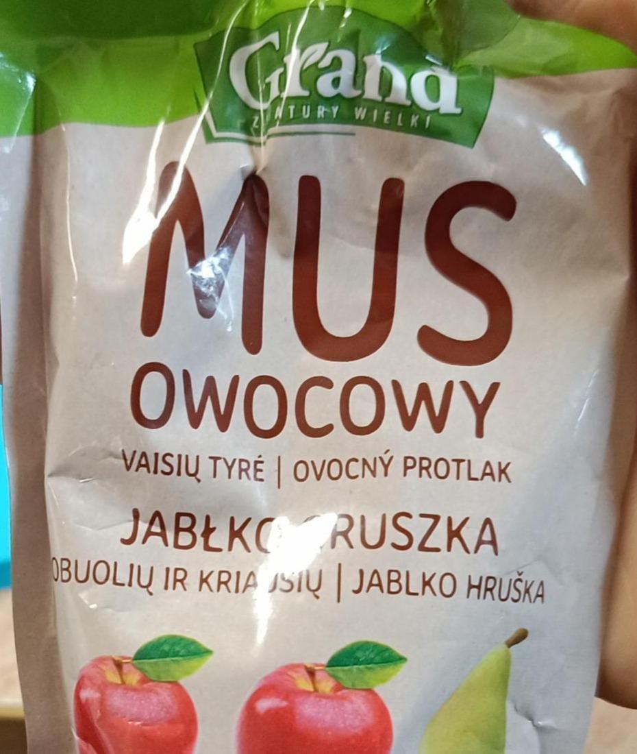 Zdjęcia - Mus owocowy jabłko gruszka Grand