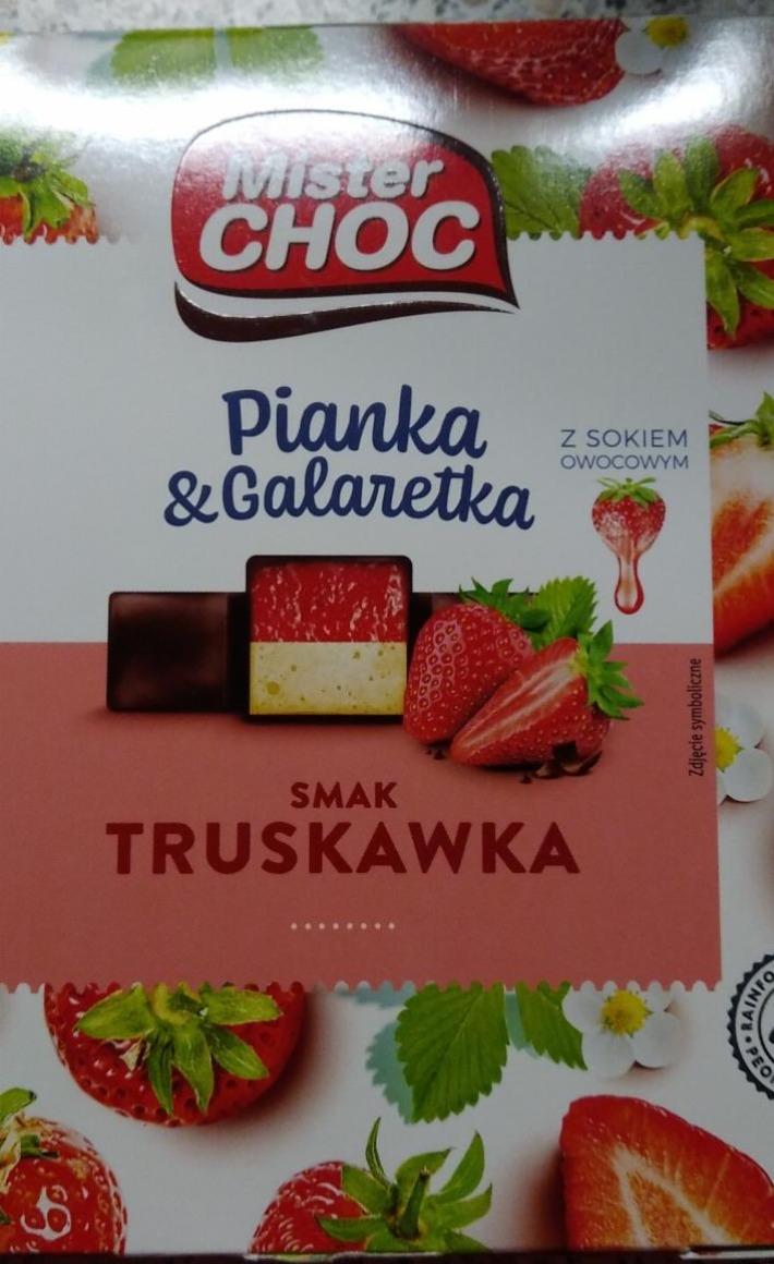 Zdjęcia - Pianka & Galaretka smak truskawka Mister Choc