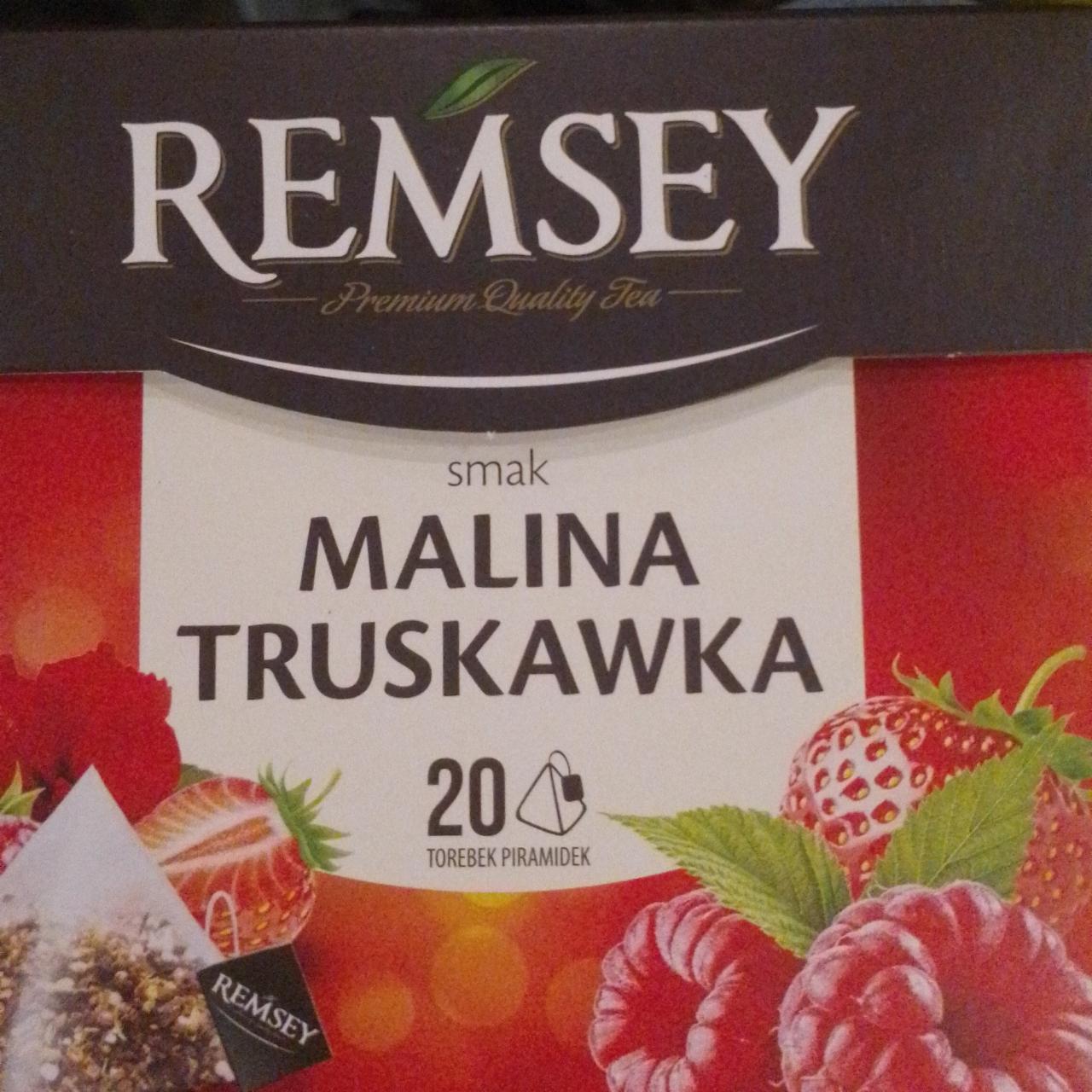 Zdjęcia - Remsey smak malina truskawka Herbata owocowa