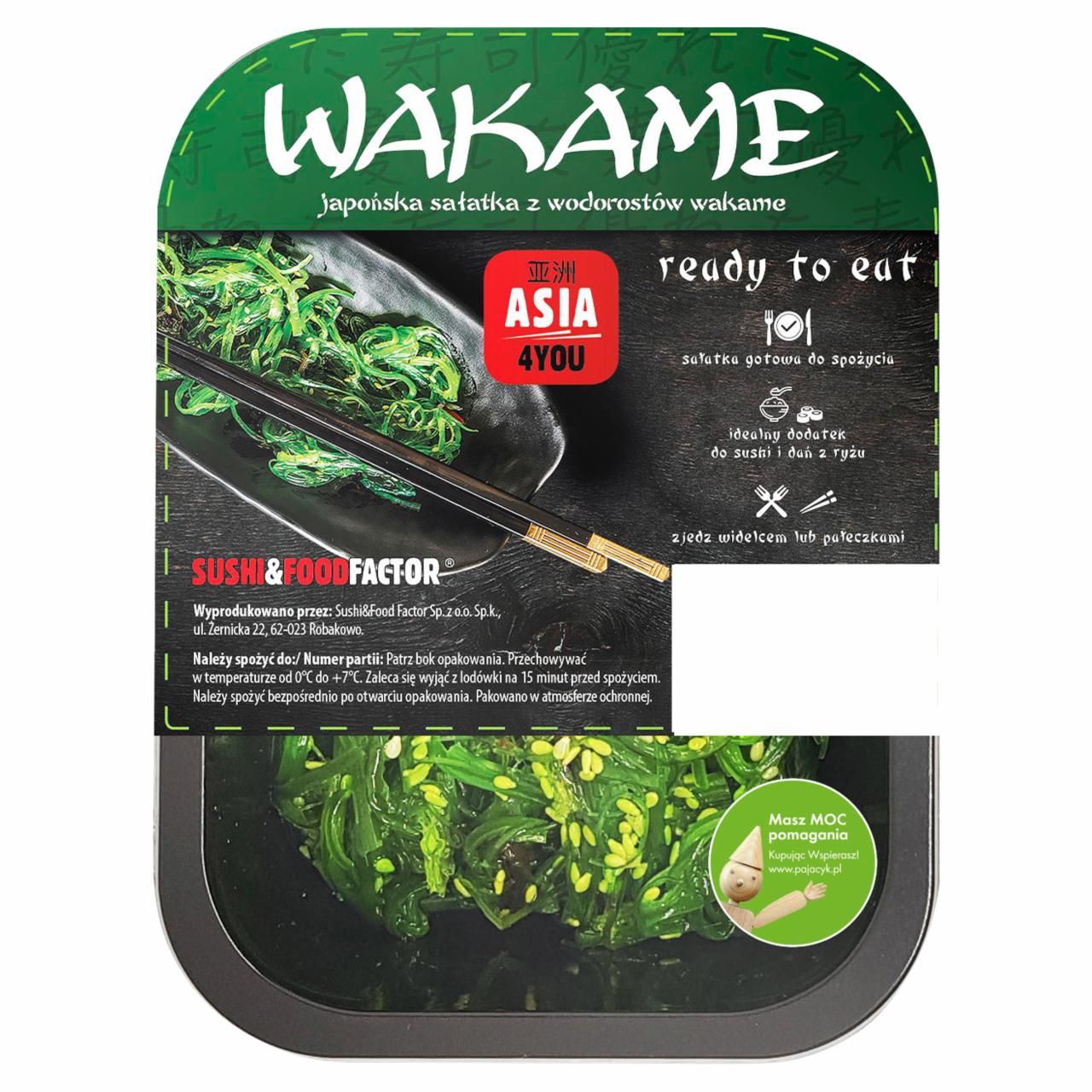 Zdjęcia - Asia4You Japońska sałatka z wodorostów wakame 100 g