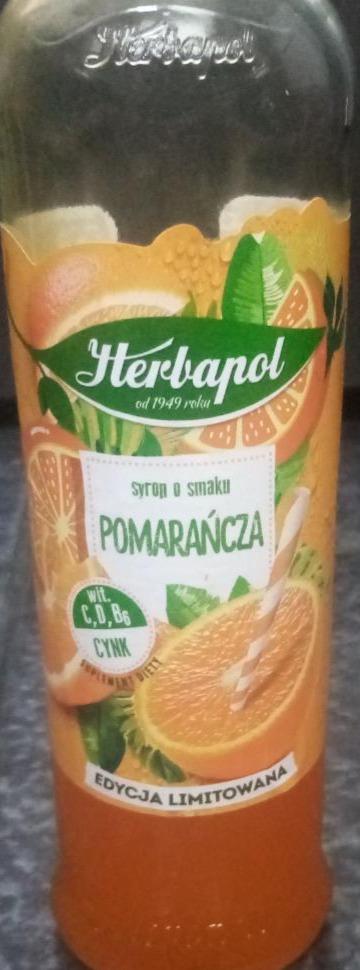 Zdjęcia - Syrop o smaku pomarańczy Herbapol