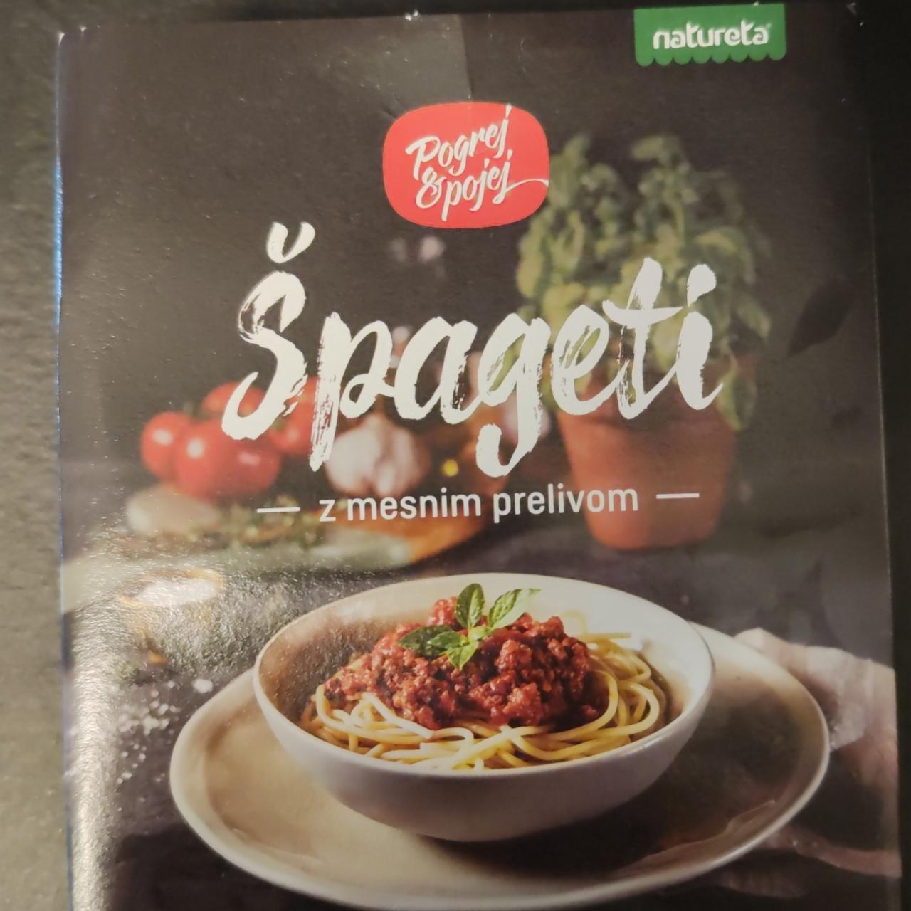 Zdjęcia - Špageti z mesnim prelivom Pogrej & pojej