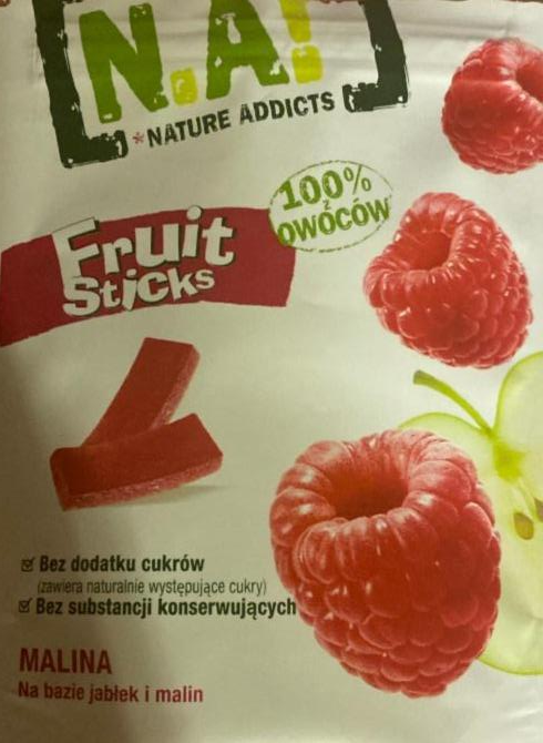 Zdjęcia - Fruit sticks malina żelki N.A!