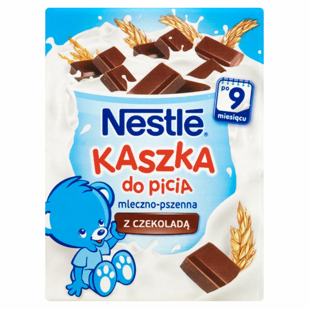 Zdjęcia - Nestlé Kaszka do picia mleczno-pszenna z czekoladą po 9 miesiącu 200 ml