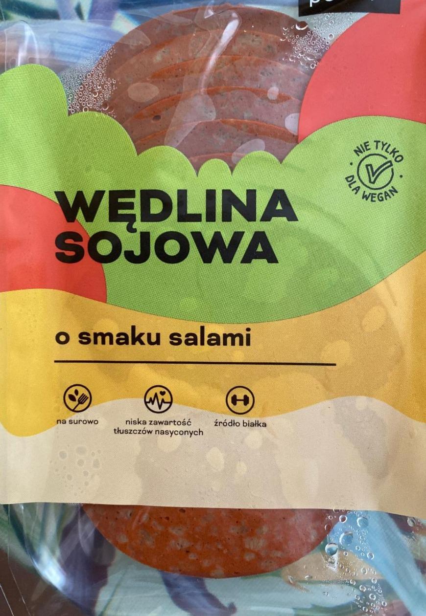 Zdjęcia - Wędlina sojowa o smaku salami Polsoja