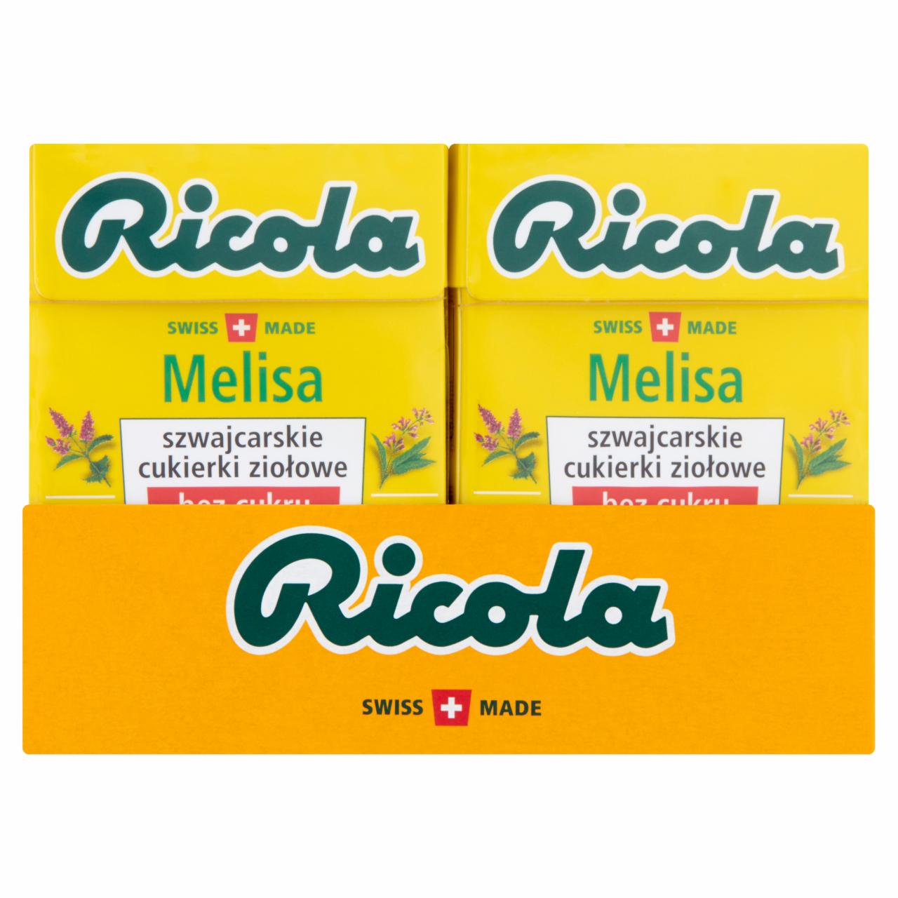 Zdjęcia - Ricola Szwajcarskie cukierki ziołowe melisa 20 x 27,5 g