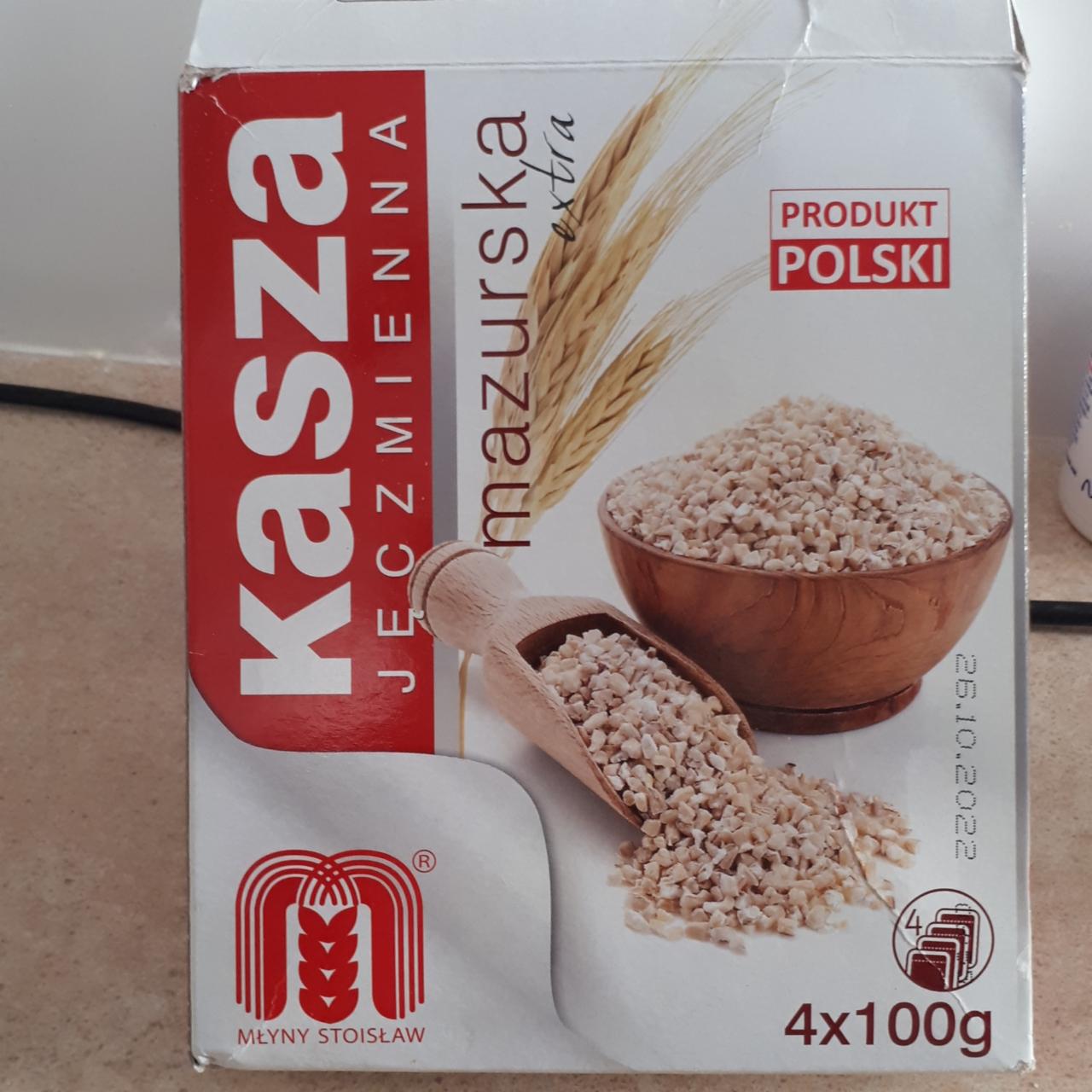 Zdjęcia - Młyny Stoisław Kasza jęczmienna mazurska extra 400 g (4 x 100 g)