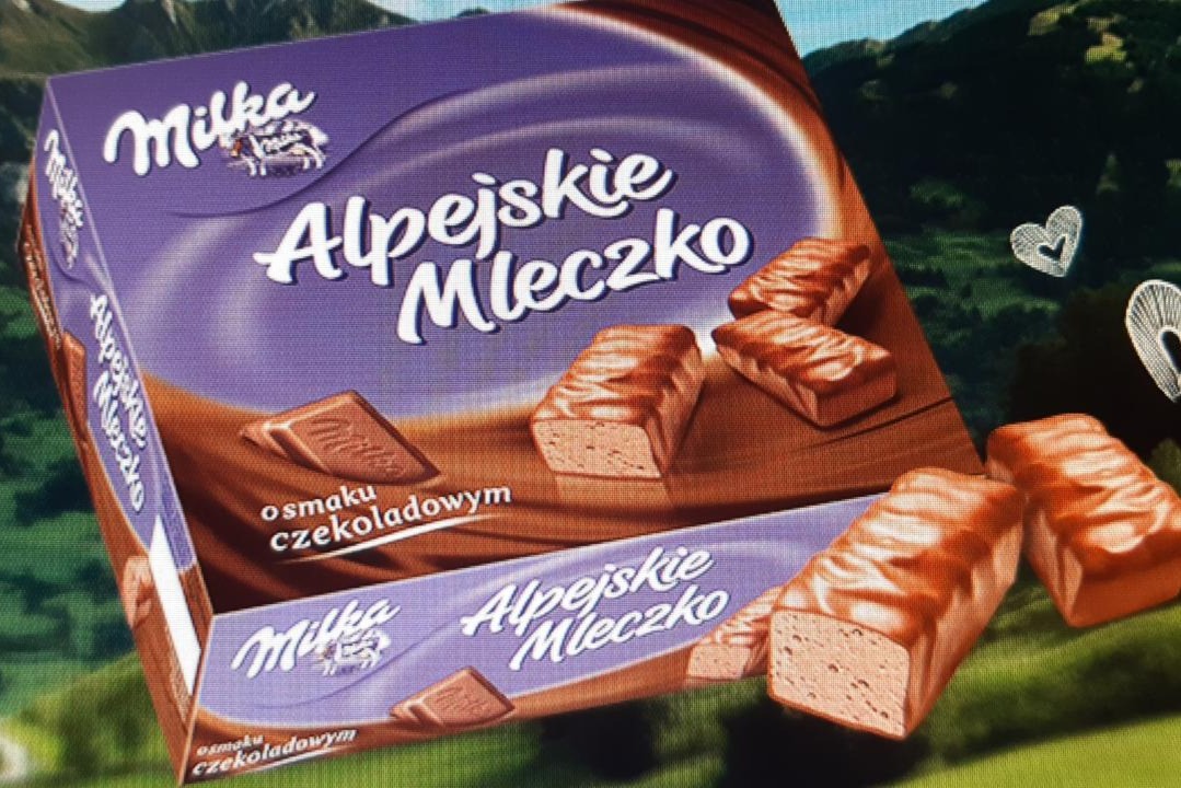 Zdjęcia - Alpejskie Mleczko o smaku czekoladowym Milka