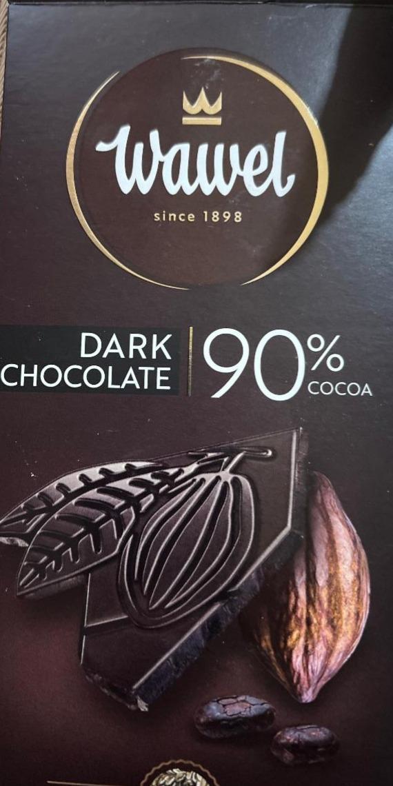 Zdjęcia - Czekolada extra gorzka 90 % cocoa Wawel