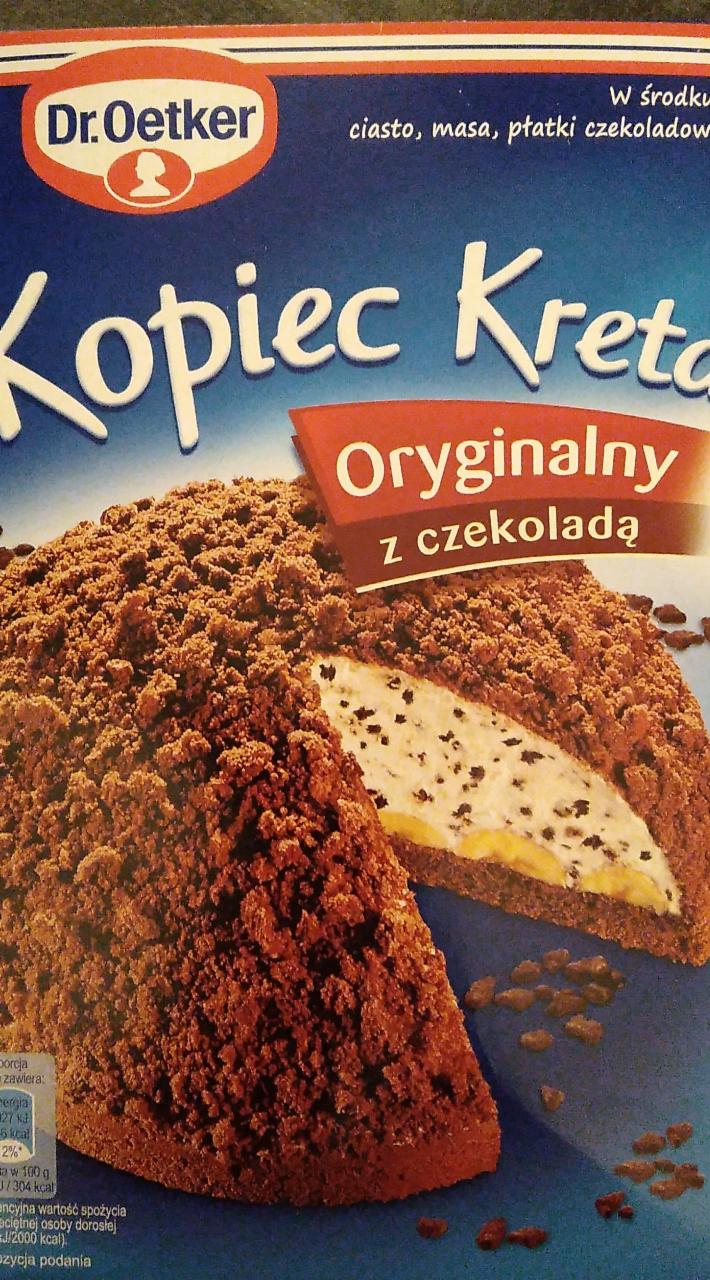 Zdjęcia - Dr. Oetker Kopiec Kreta Oryginalny z czekoladą Ciasto 410 g