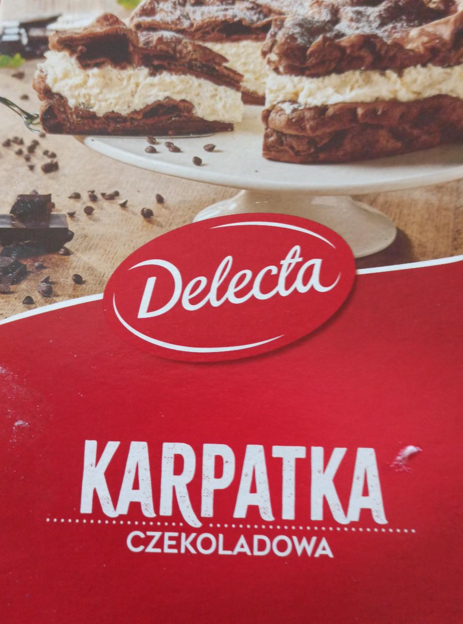 Zdjęcia - Delecta Karpatka czekoladowa mieszanka do wypieku ciasta 218 g