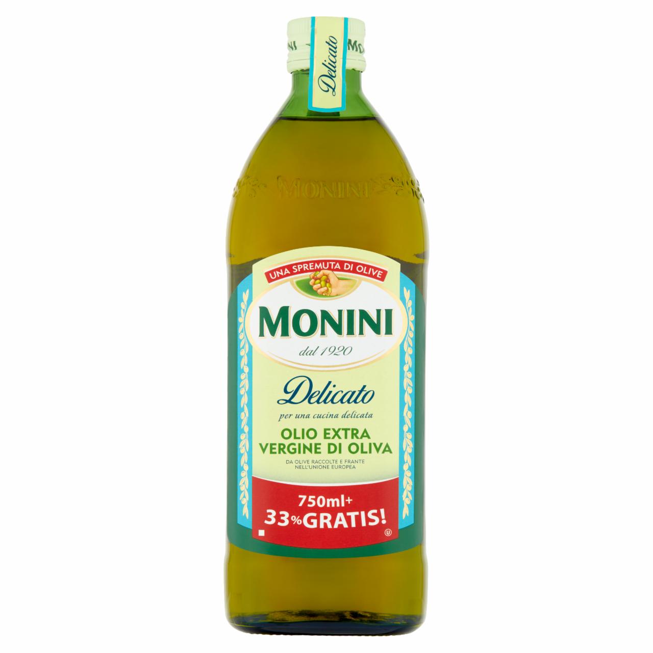 Zdjęcia - Monini Delicato Oliwa z oliwek najwyższej jakości z pierwszego tłoczenia 1000 ml