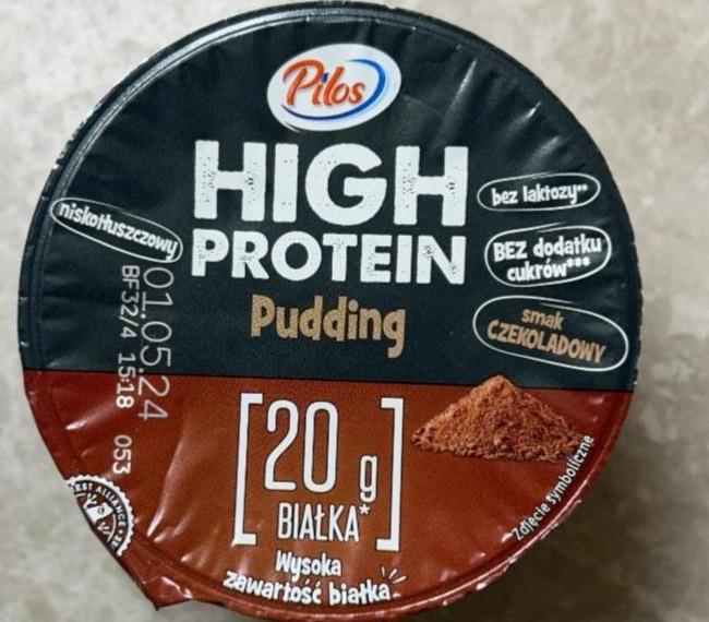 Zdjęcia - High protein pudding smak czekoladowy pilos