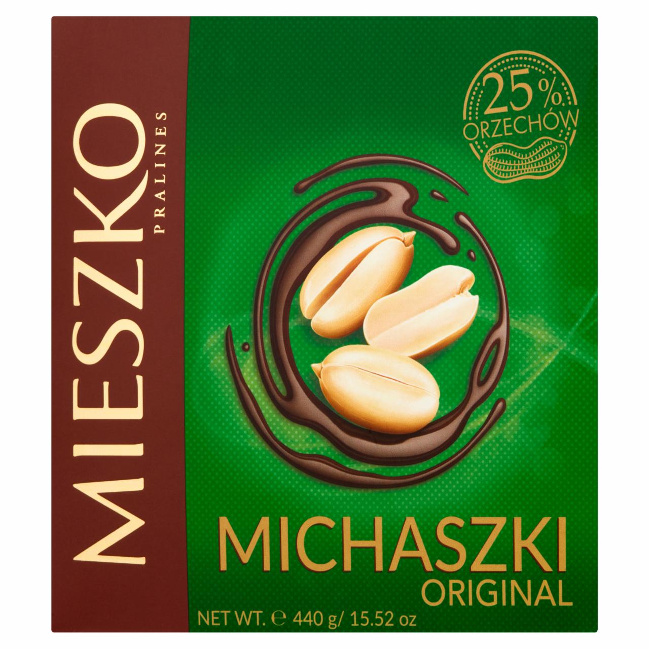 Zdjęcia - Mieszko Michaszki Original Cukierki z orzeszkami arachidowymi w czekoladzie 440 g