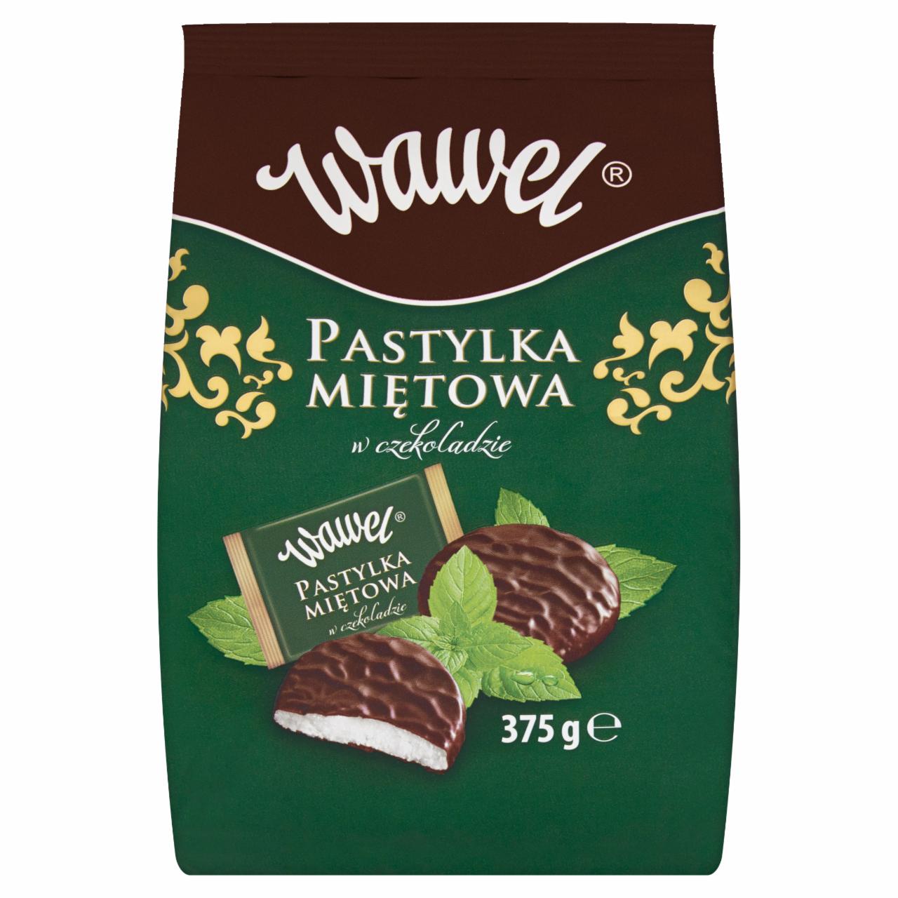 Zdjęcia - Wawel Pastylka miętowa w czekoladzie 375 g