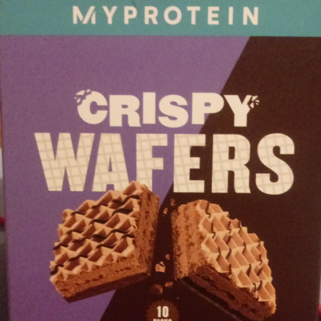 Zdjęcia - Baton proteinowy Crispy Wafers MyProtein