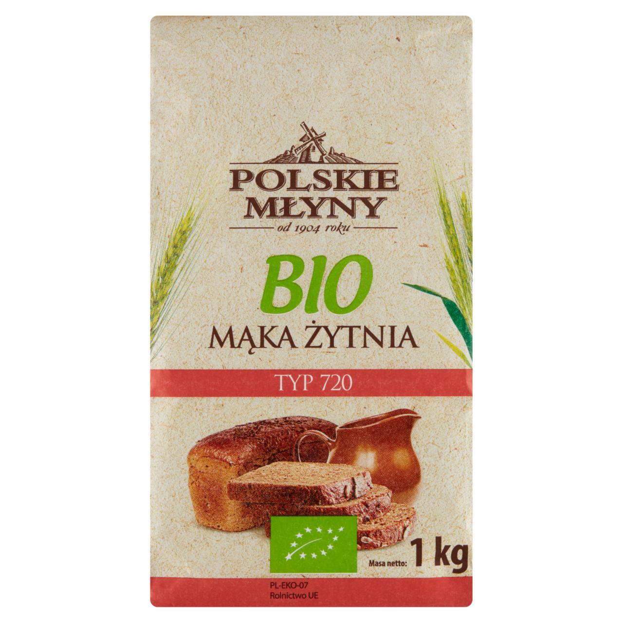 Zdjęcia - Polskie Młyny Bio Mąka żytnia typ 720 1 kg