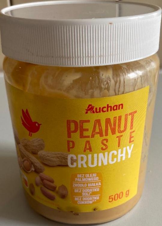 Zdjęcia - Peanuts paste crunchy Auchan